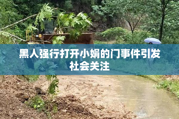黑人强行打开小娟的门事件引发社会关注