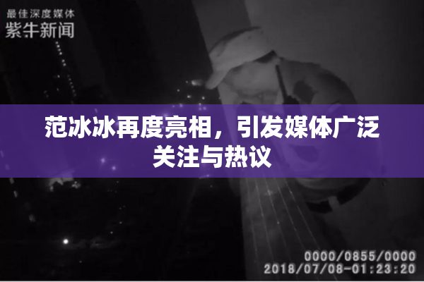 范冰冰再度亮相，引发媒体广泛关注与热议