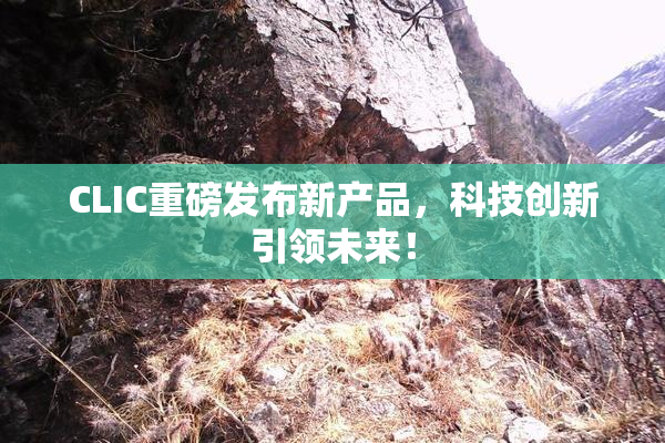 CLIC重磅发布新产品，科技创新引领未来！