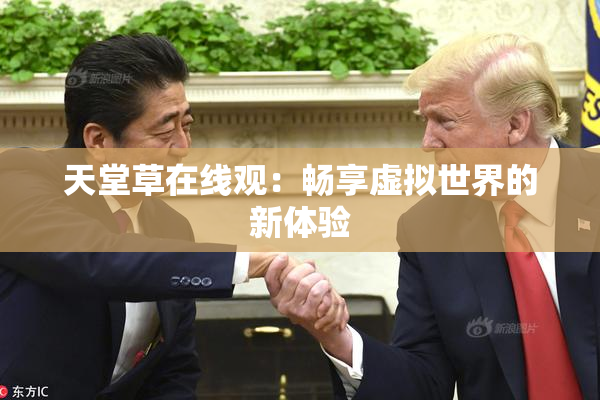 天堂草在线观：畅享虚拟世界的新体验