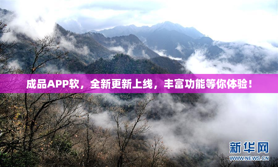 成品APP软，全新更新上线，丰富功能等你体验！