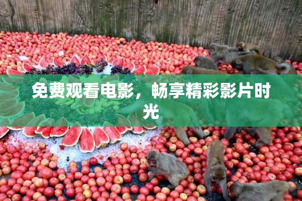 免费观看电影，畅享精彩影片时光