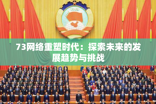 73网络重塑时代：探索未来的发展趋势与挑战