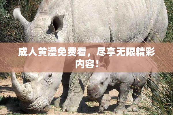 成人黄漫免费看，尽享无限精彩内容！